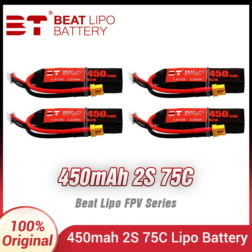 BEAT 2S 7.4V 450mAh 75C LiPo B - Drone Battery Li-Ion review and price